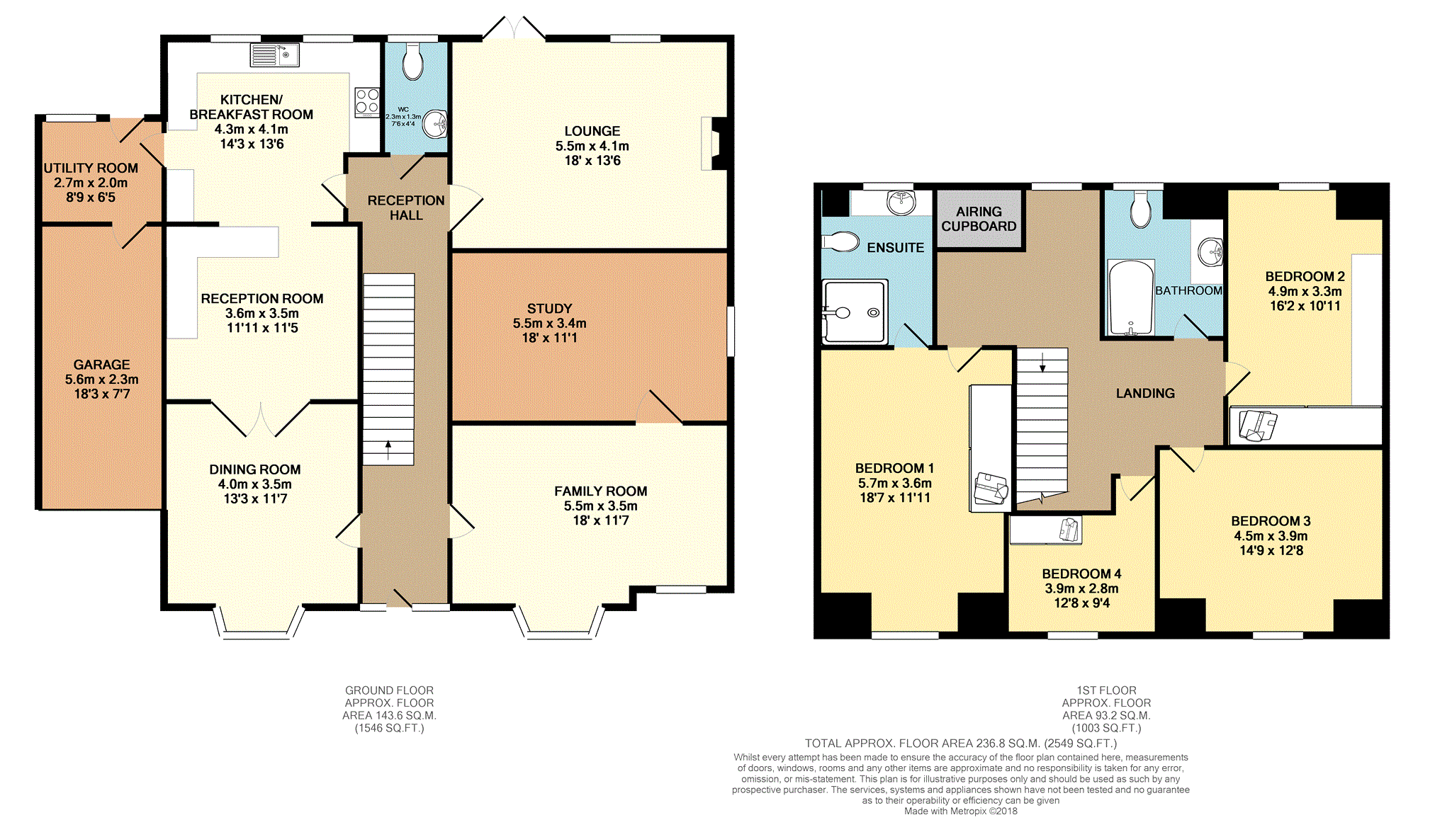 4 Bedrooms Detached house for sale in Hullbridge Road, Chelmsford CM3