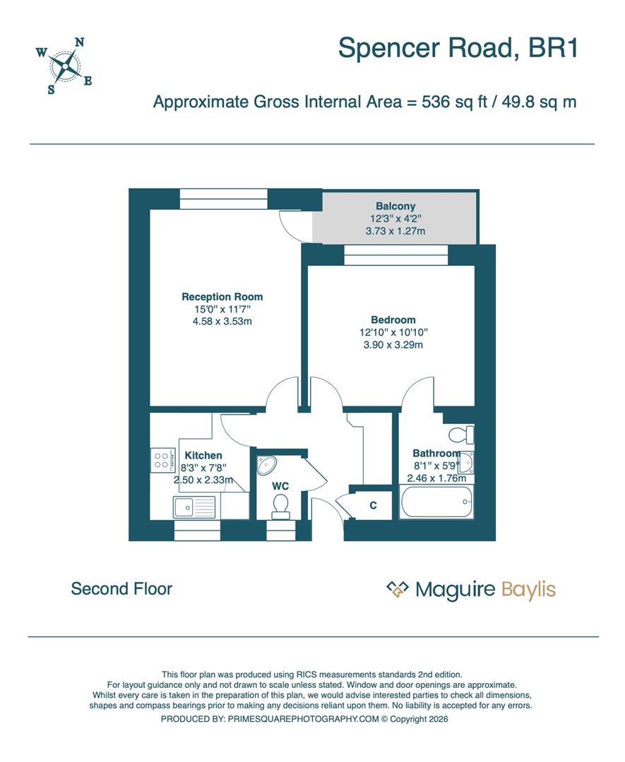 4 Spencer Road, Bromley floorplan