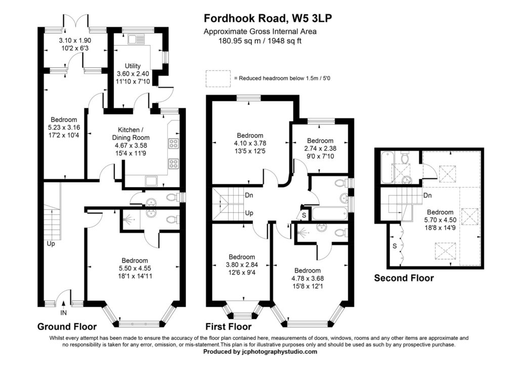 30, Fordhook Avenue, Ealing floorplan