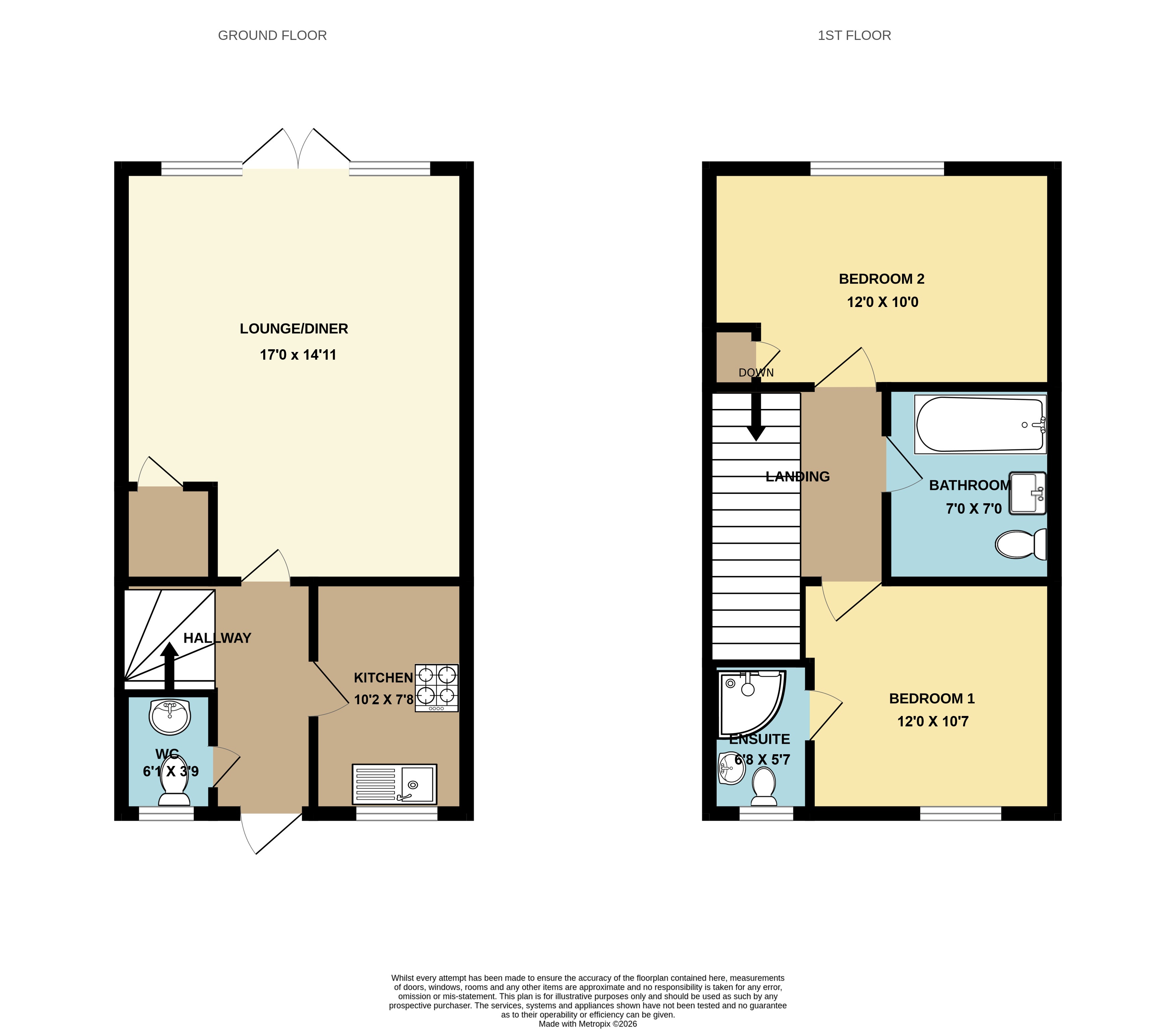 9, Prentice Place, Essex floorplan