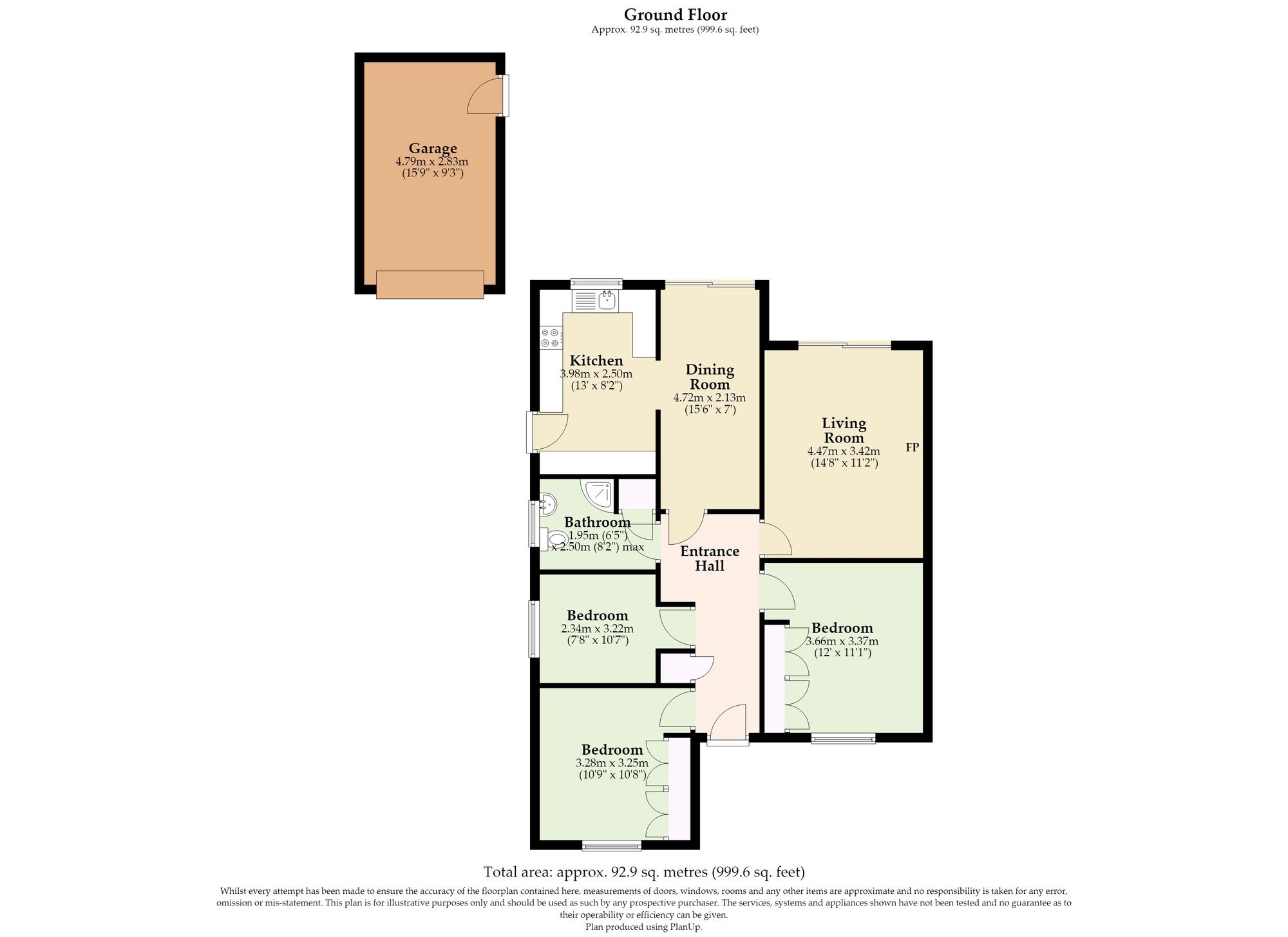 2 The Close, Lowestoft floorplan