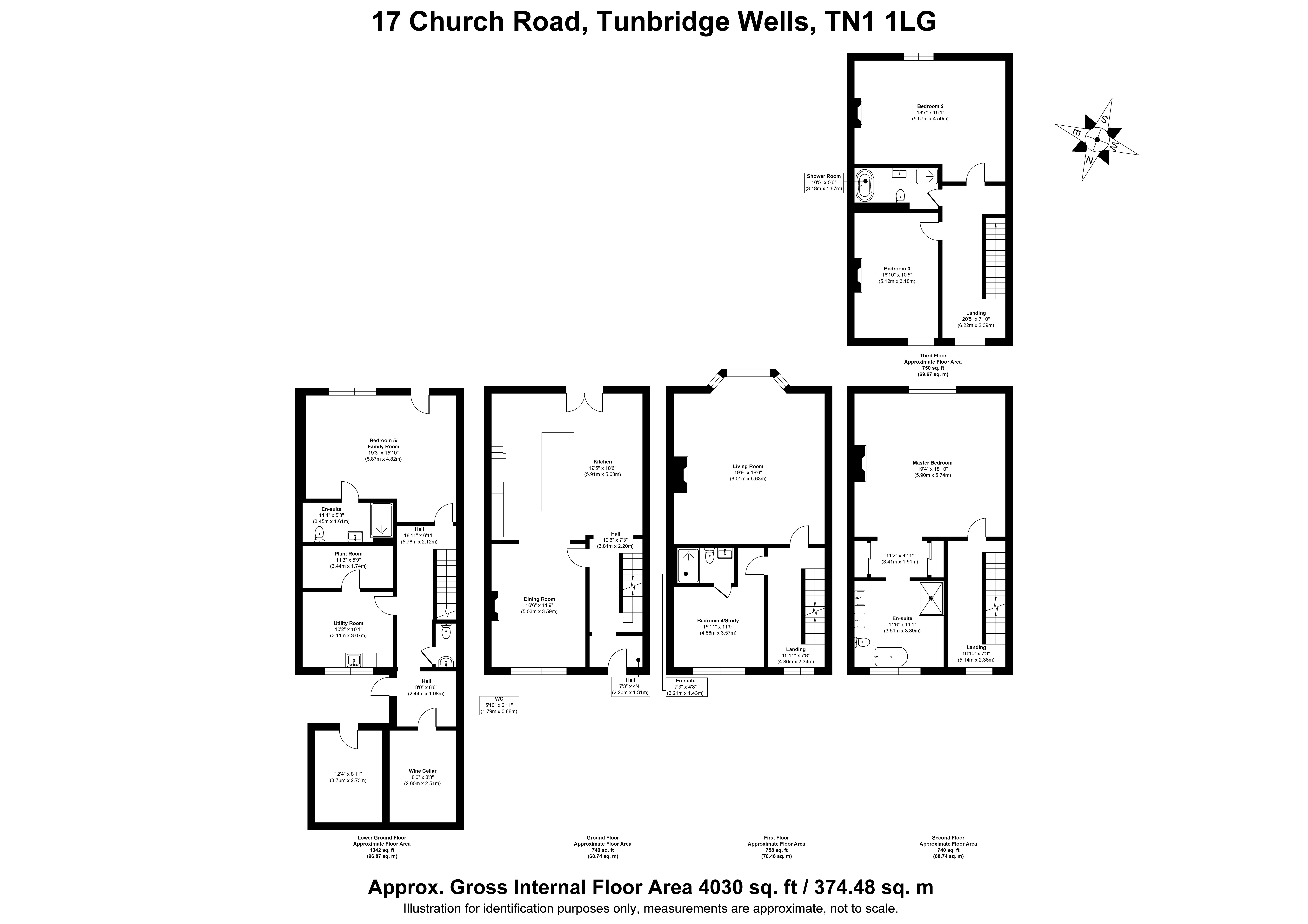 17, Church Road, Tunbridge Wells floorplan