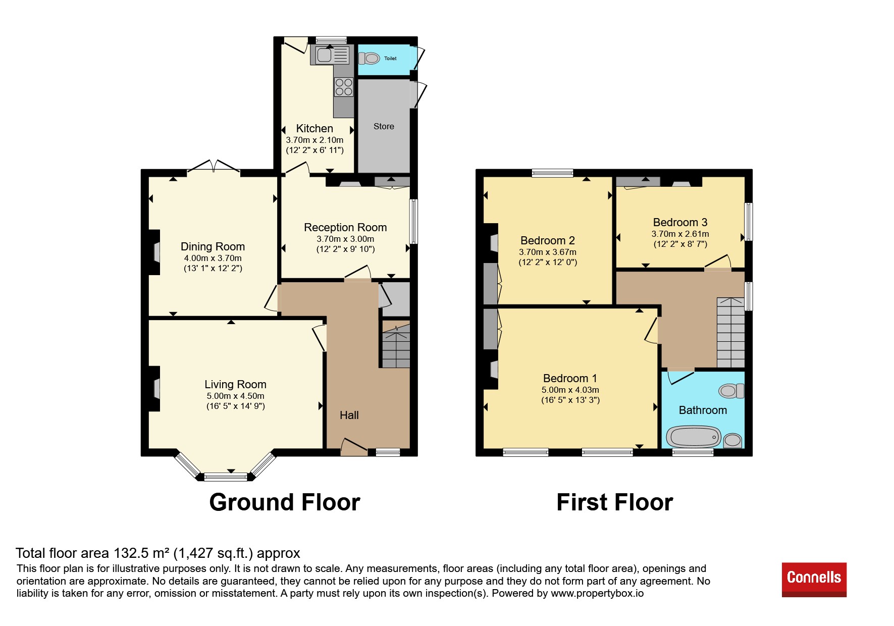 61, Ox Lane, Harpenden floorplan