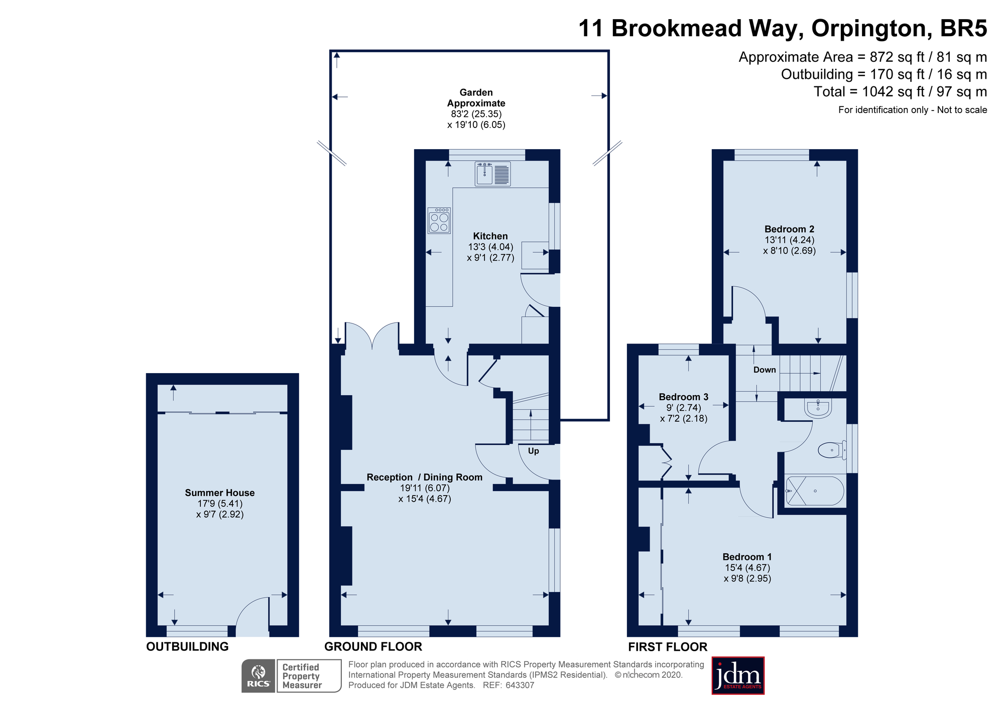 3 bed semidetached house for sale in Brookmead Way, Orpington BR5 Zoopla