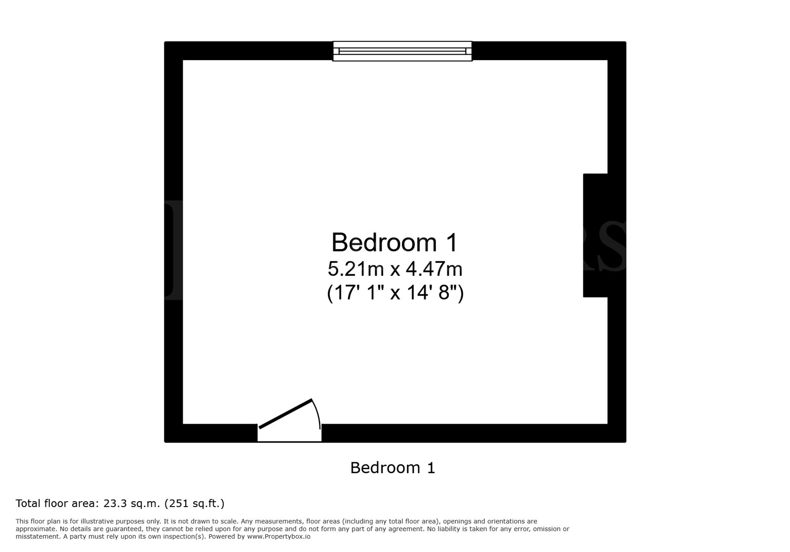 Room 1, 3A, Snowley Parade, Hertfordshire floorplan