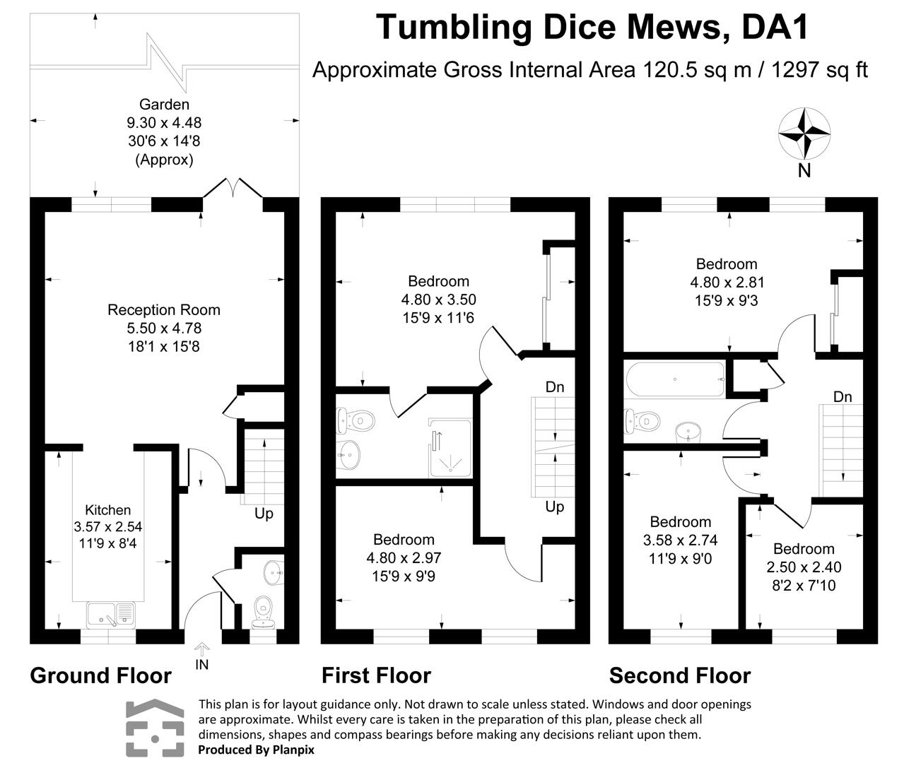 1, Tumbling Dice Mews, Dartford floorplan