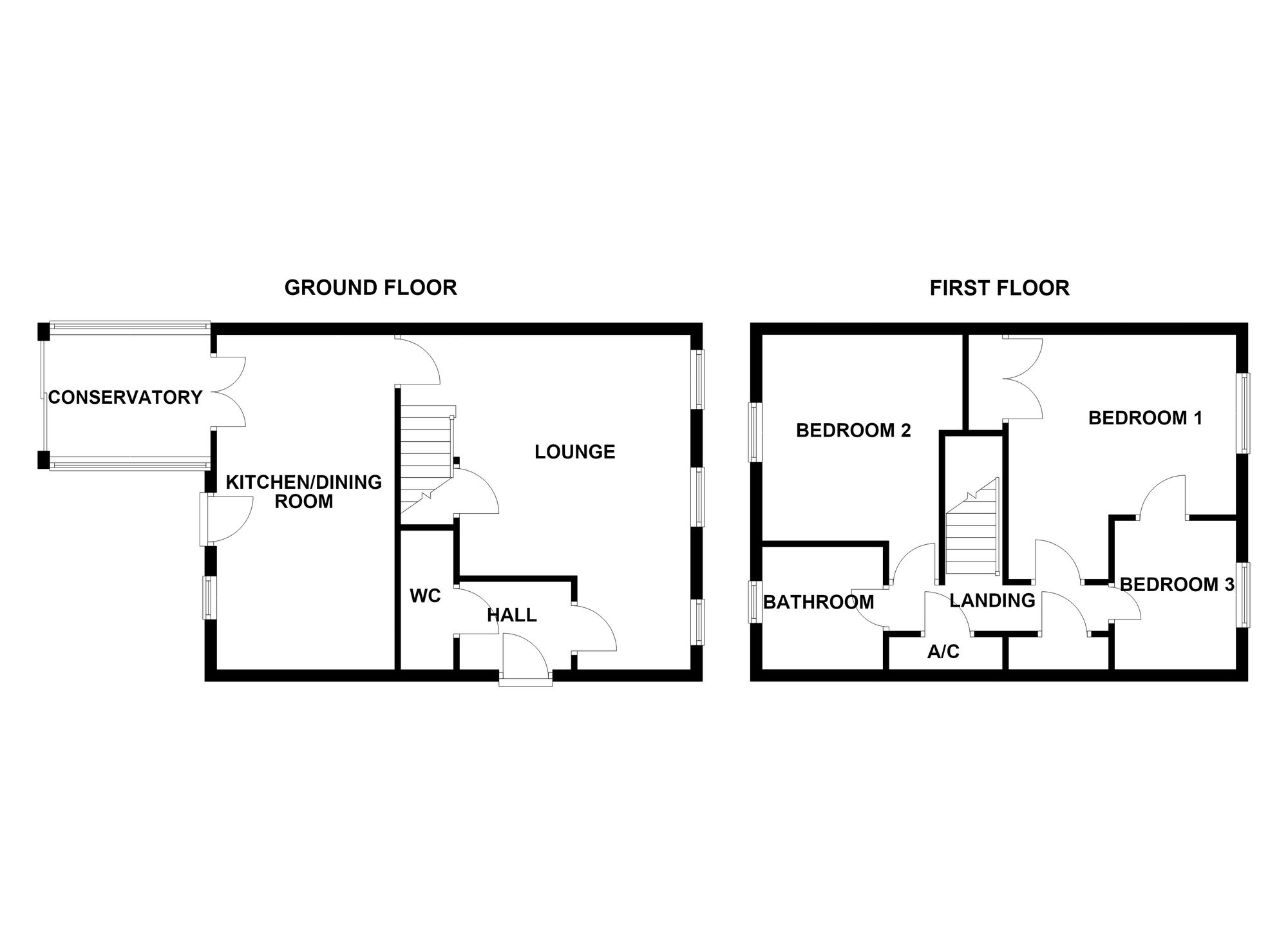 57 Angelton Green, Bridgend floorplan