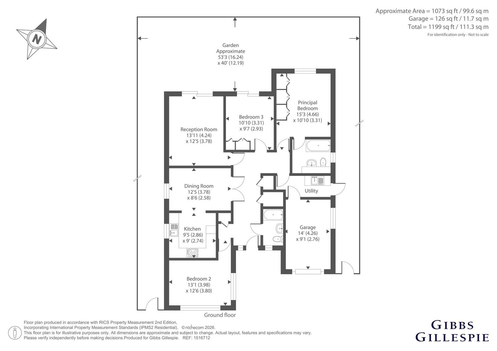 4, Ashdene, Middlesex floorplan
