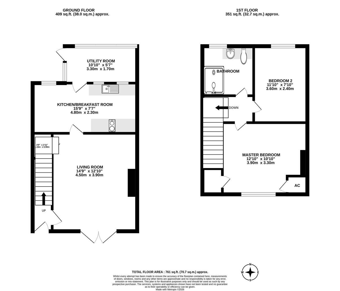 2 Corporation Cottages,, Newbury floorplan