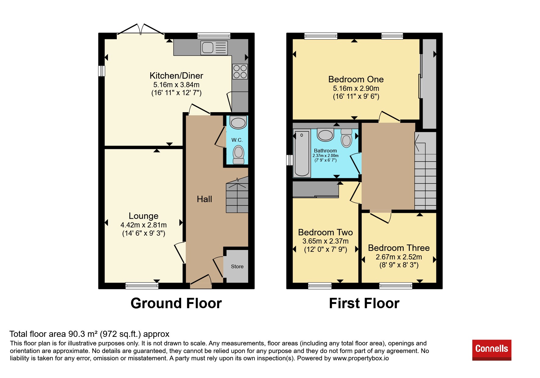51, Nightingale Road, Bedford floorplan