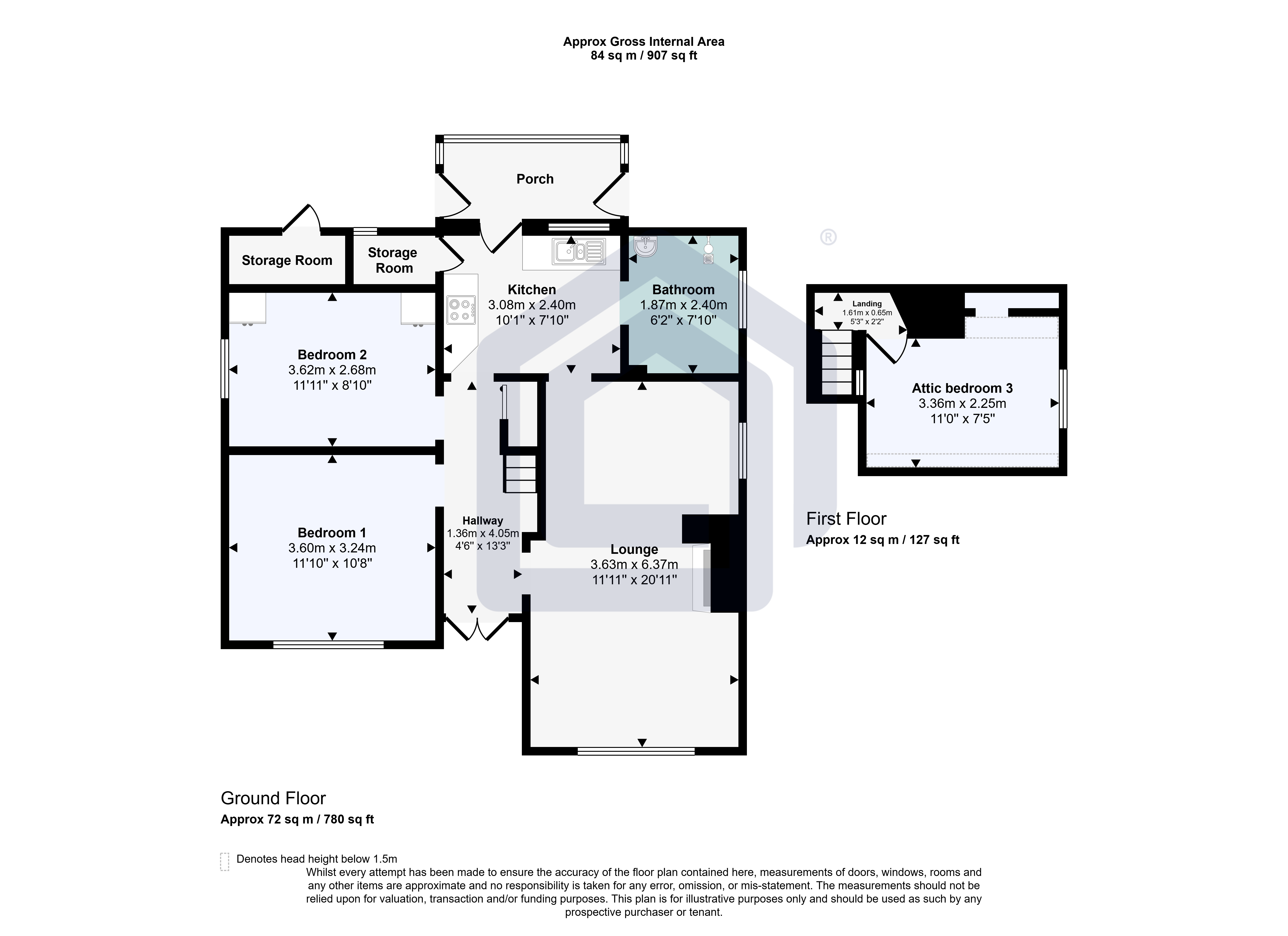 6 Southfield Lane
Thurnscoe, 6 Southfield Lane
Thurnscoe, Rotherham floorplan