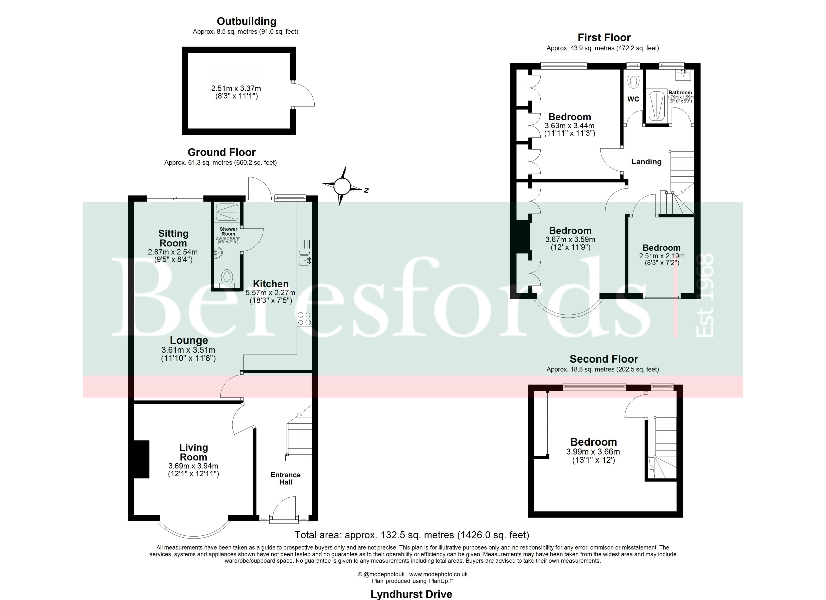 43, Lyndhurst Drive, Hornchurch floorplan