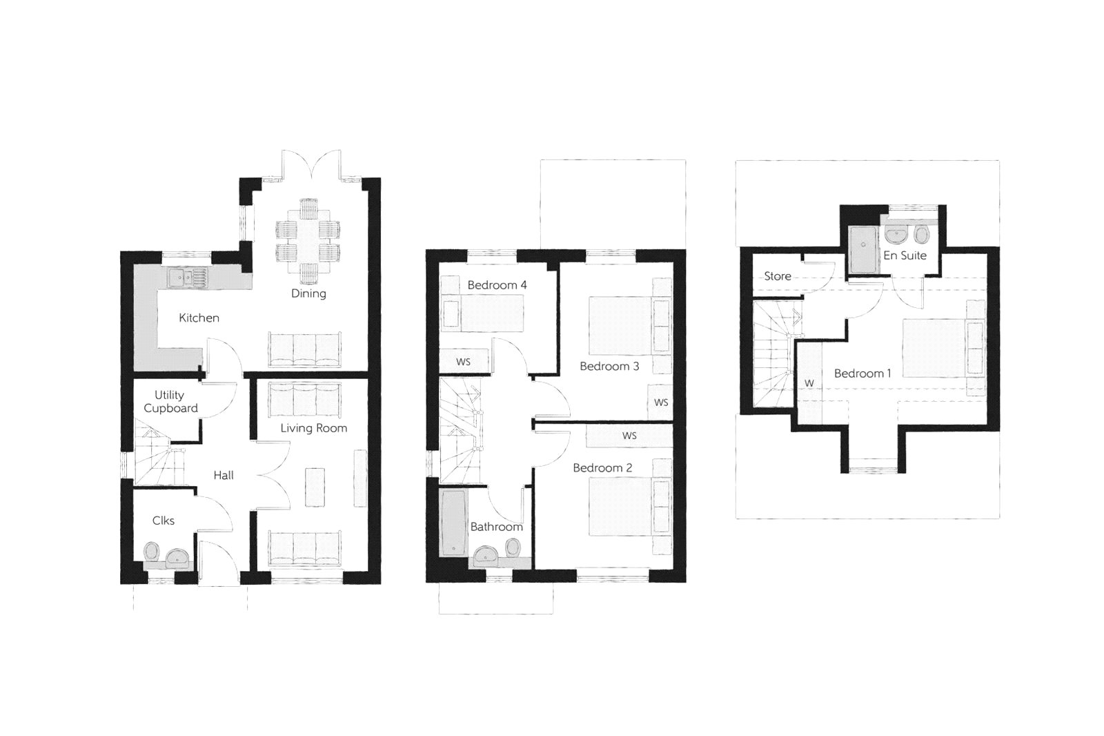 Plot 205 The Chesham,, Pennwood Grange, Hazlemere floorplan