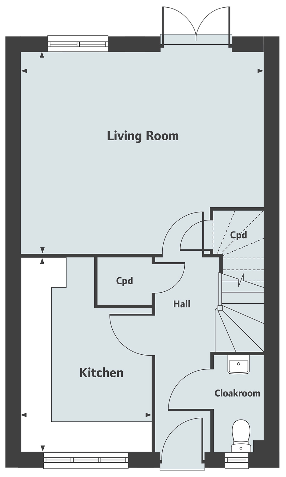 3 Bedrooms Semi-detached house for sale in 