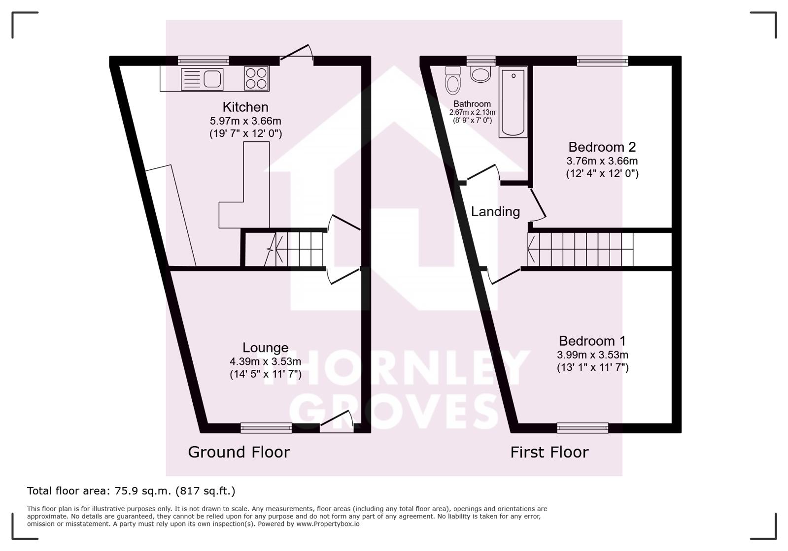 5, Millers Street, Eccles floorplan
