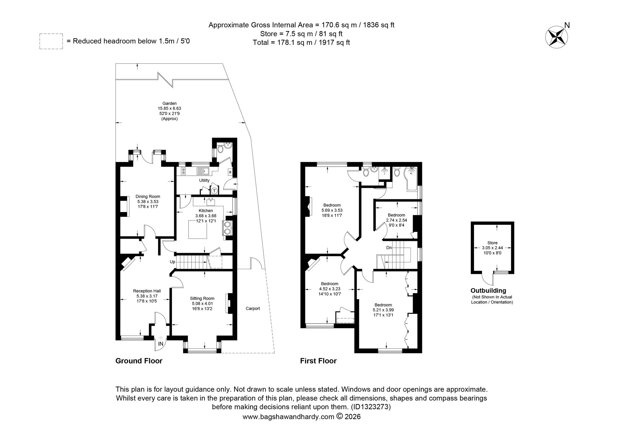 8 Oakfield Court Road, Tunbridge Wells floorplan