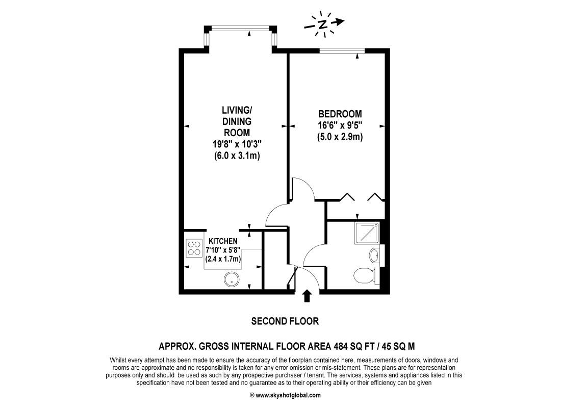 35 Cedar Court, Crockford Park Road, Addlestone floorplan