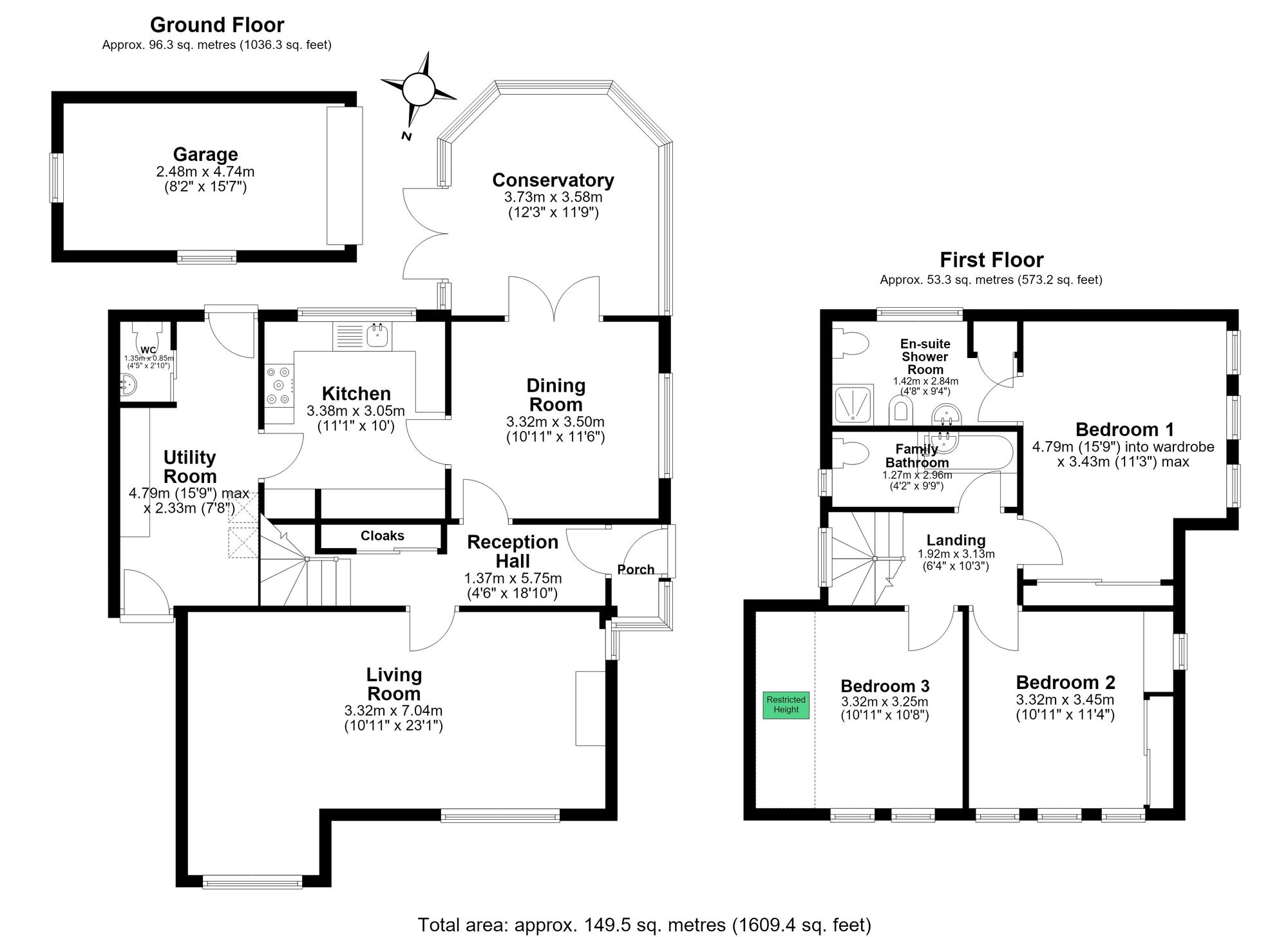 1 Dene Hollow, Birmingham floorplan