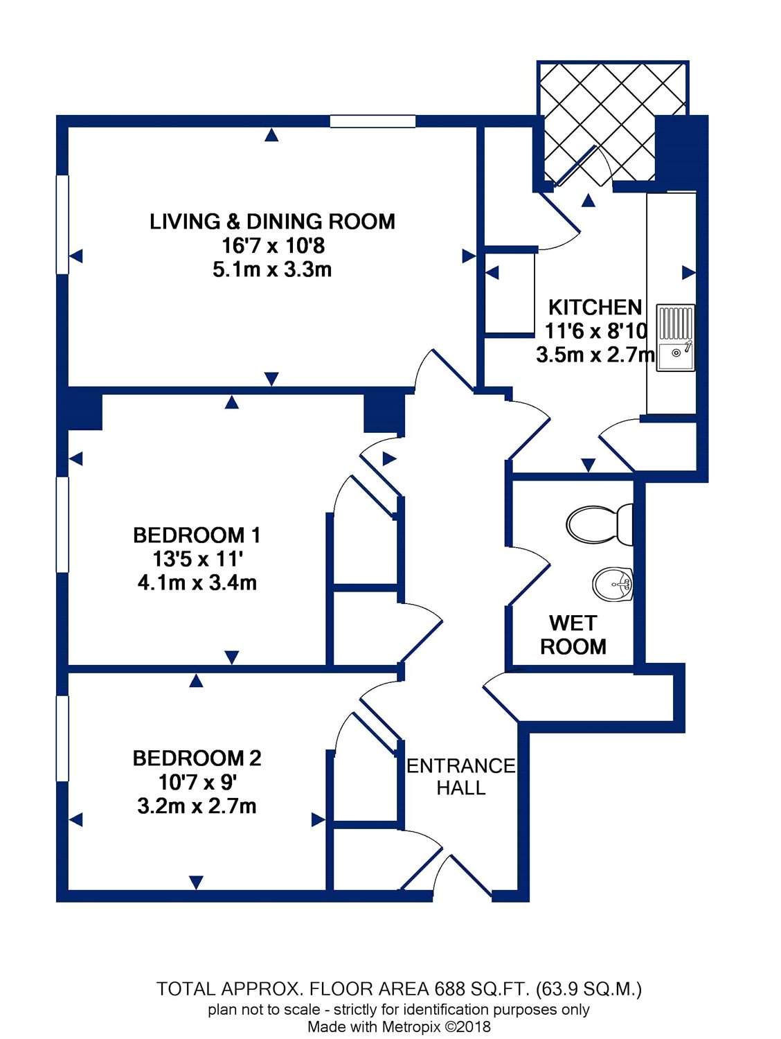 2 Bedrooms Flat for sale in Rycroft Towers, Leeds, West Yorkshire LS13