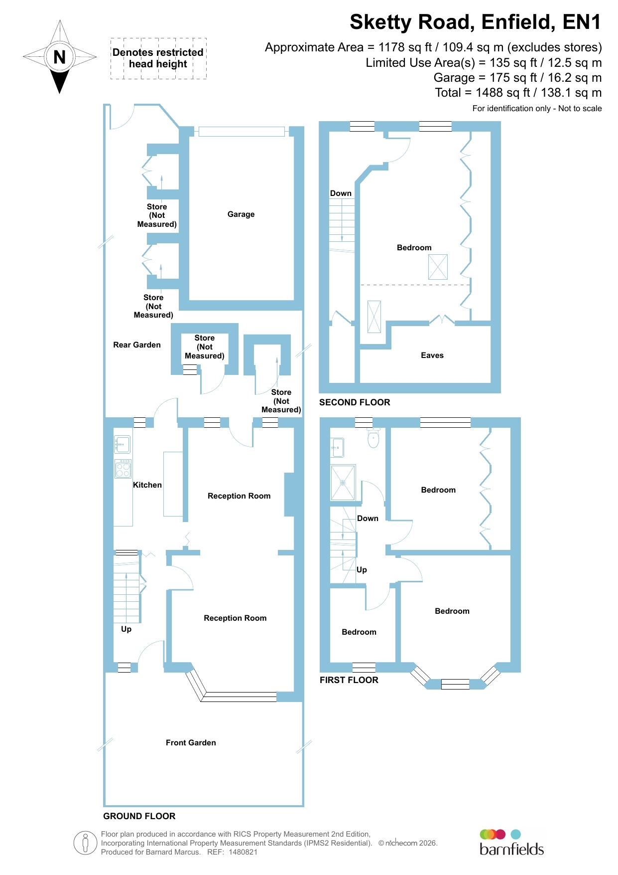 103, Sketty Road, Enfield floorplan