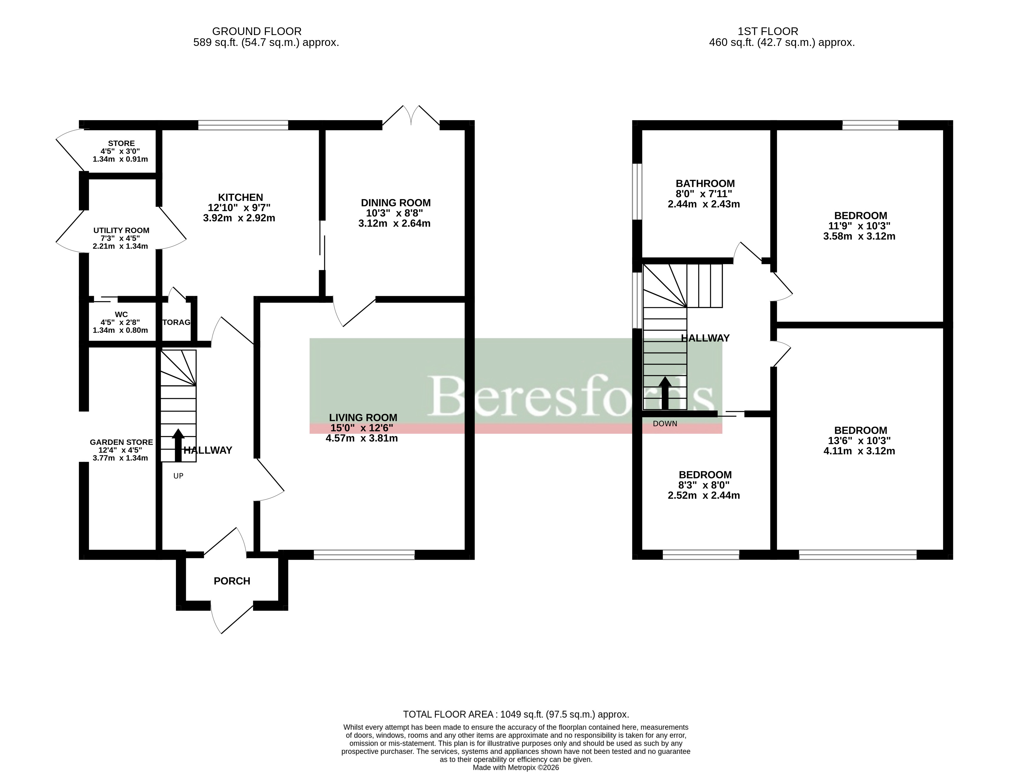 1, Thames Avenue, Essex floorplan