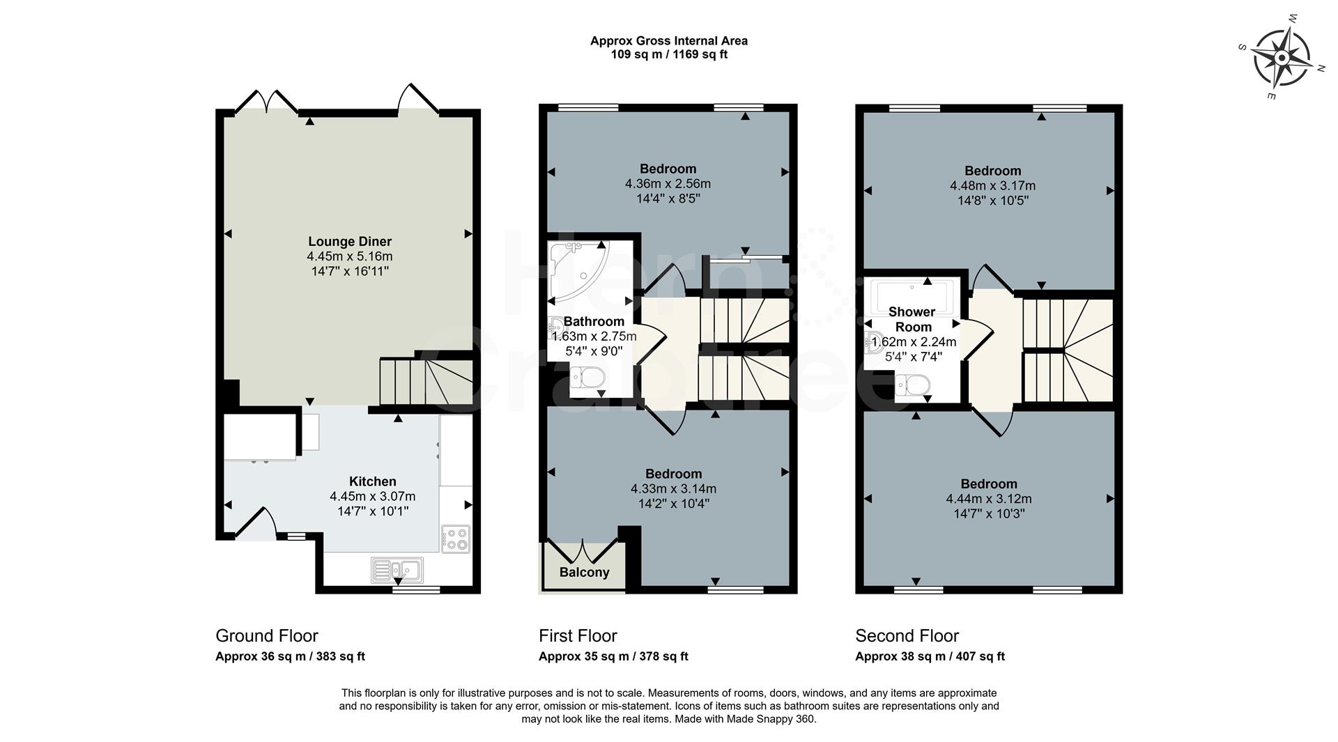 46, Schooner Way, Cardiff floorplan