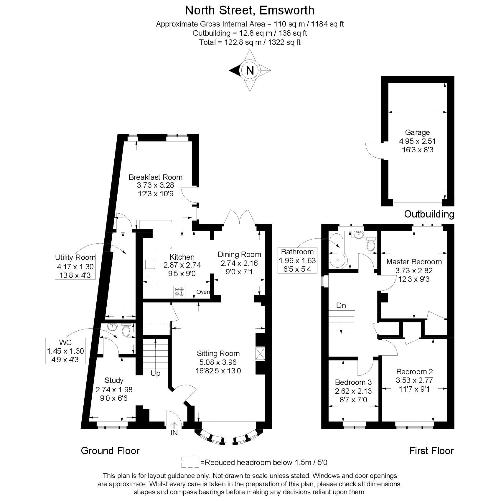 109, North Street, Emsworth floorplan