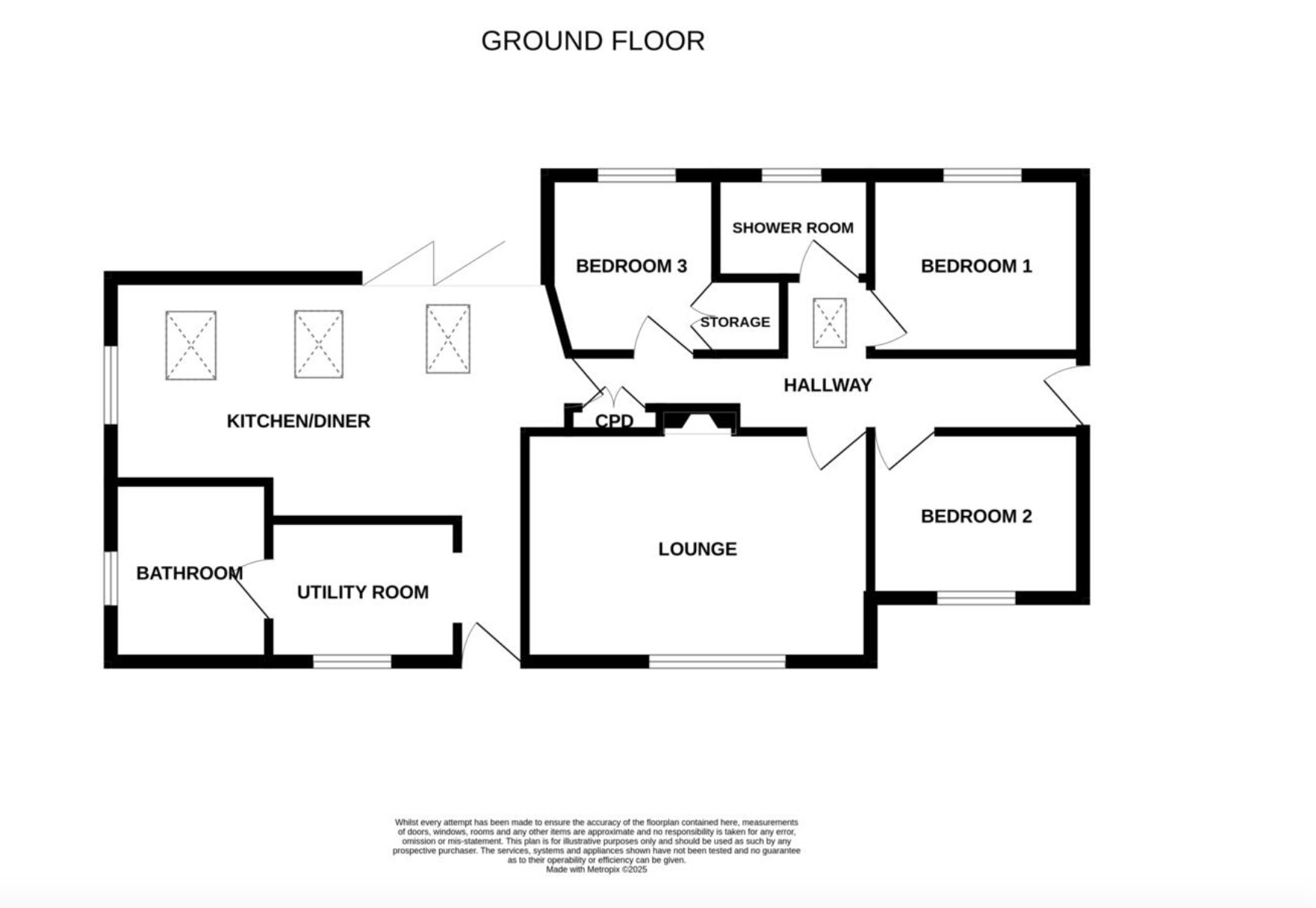 3 Meadow Rise, Hemsby, Norfolk floorplan