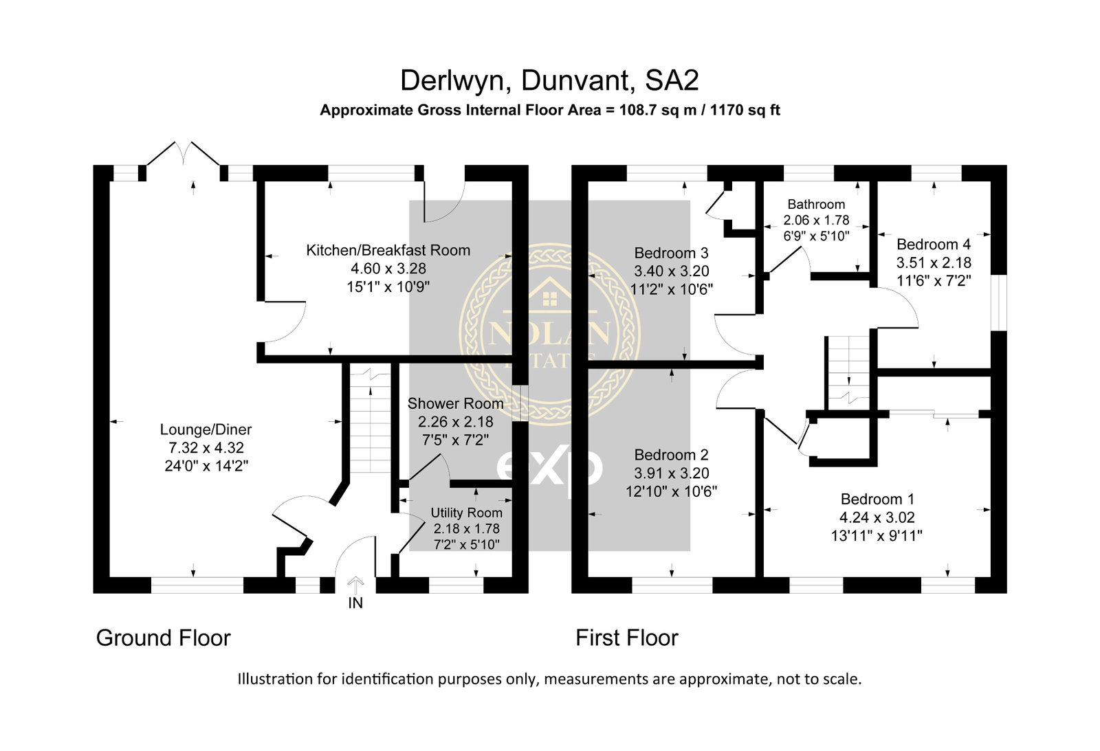 132, Derlwyn, Swansea floorplan