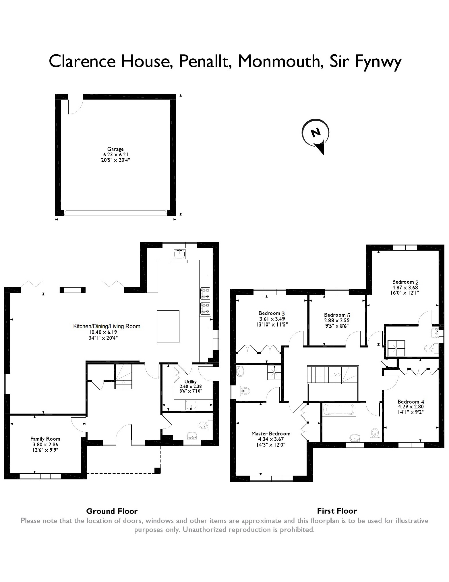 5 bed detached house for sale in Penallt, Monmouth, Monmouthshire NP25