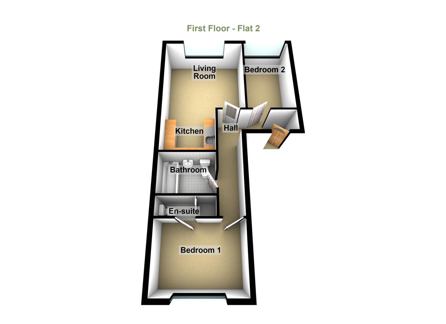 Victoria Apartments, Diamond Street, Saltburn-By-The-Sea floorplan