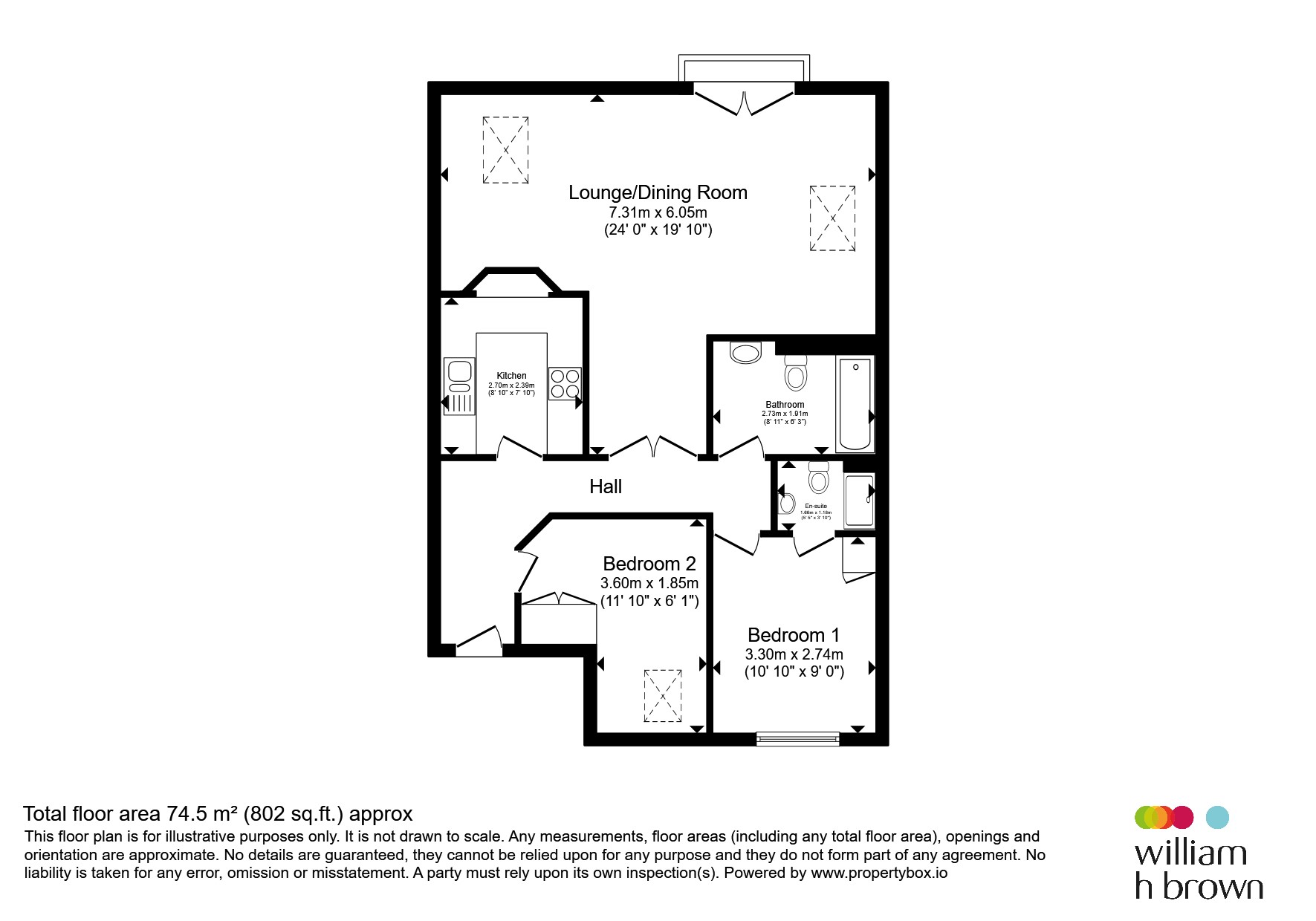 36, Winchester Court, West View, HALIFAX floorplan