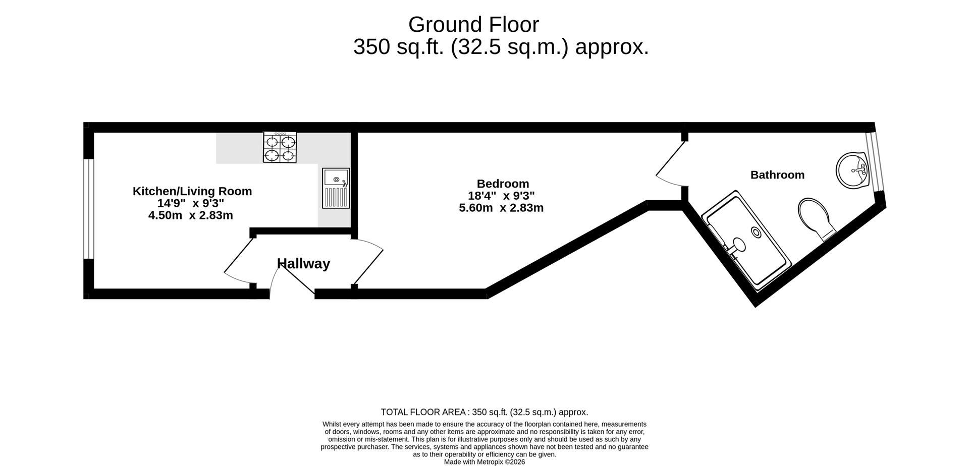 3, Windsor Court, York floorplan