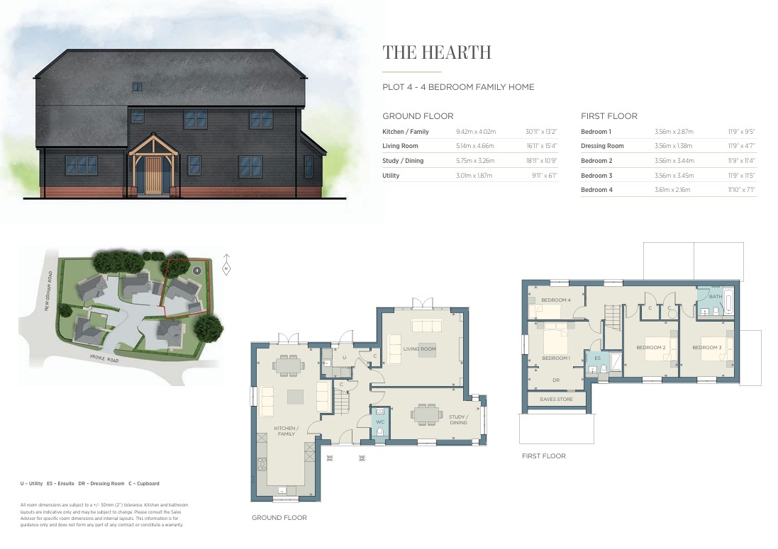 Plot 4 Shalden Grove,, Odiham Road, Alton floorplan