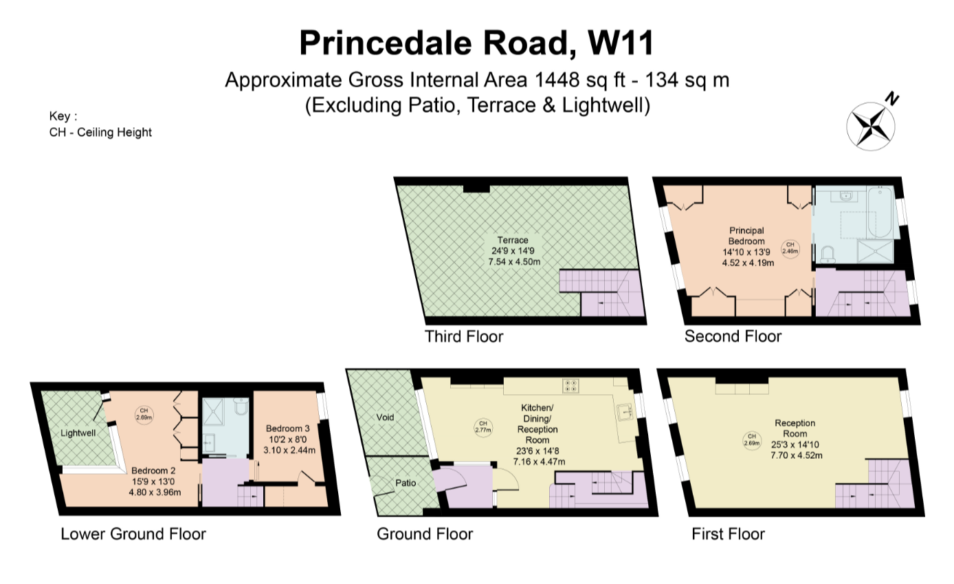 68, Princedale Road, London floorplan
