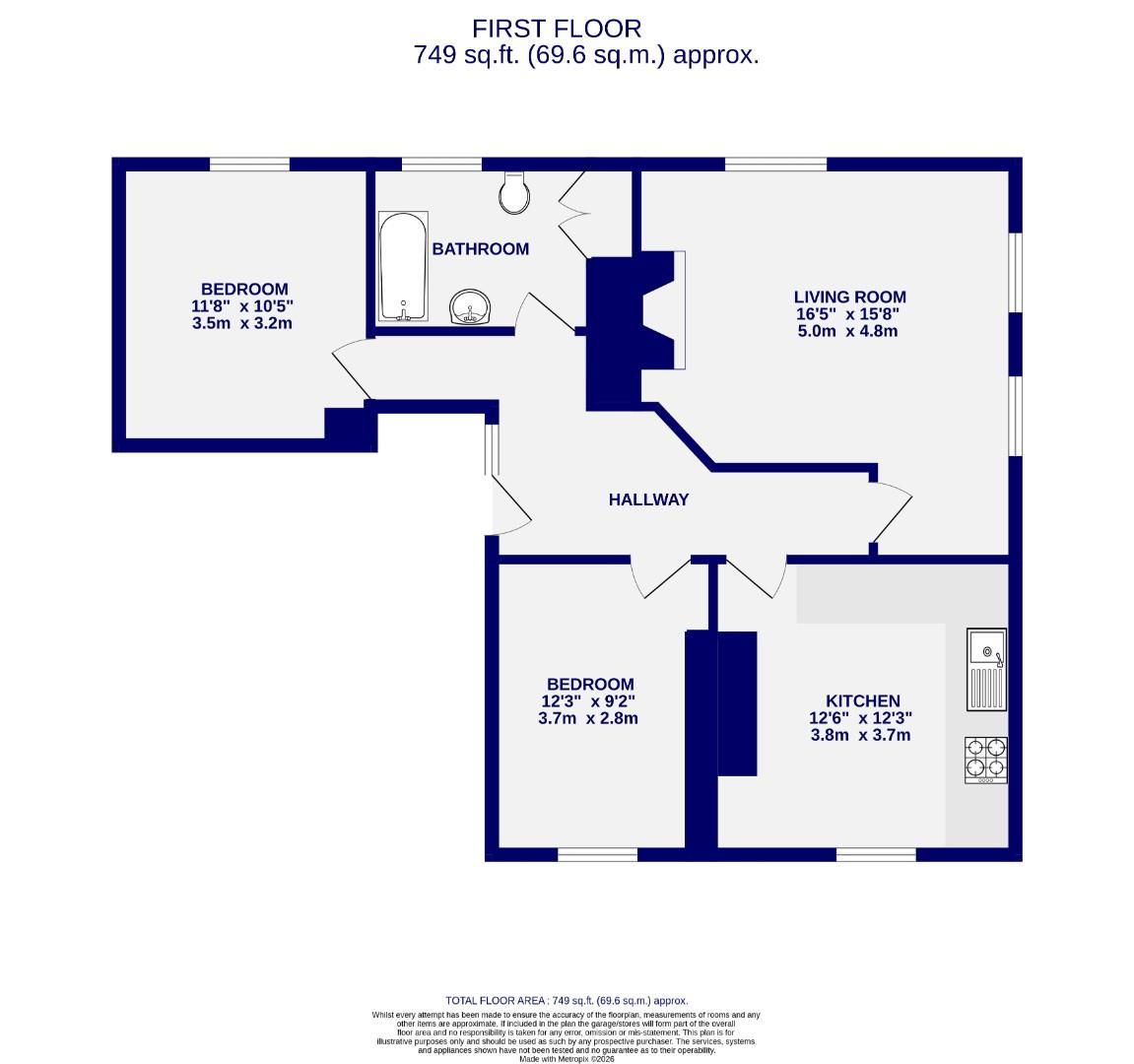 14, Villa Court, York floorplan