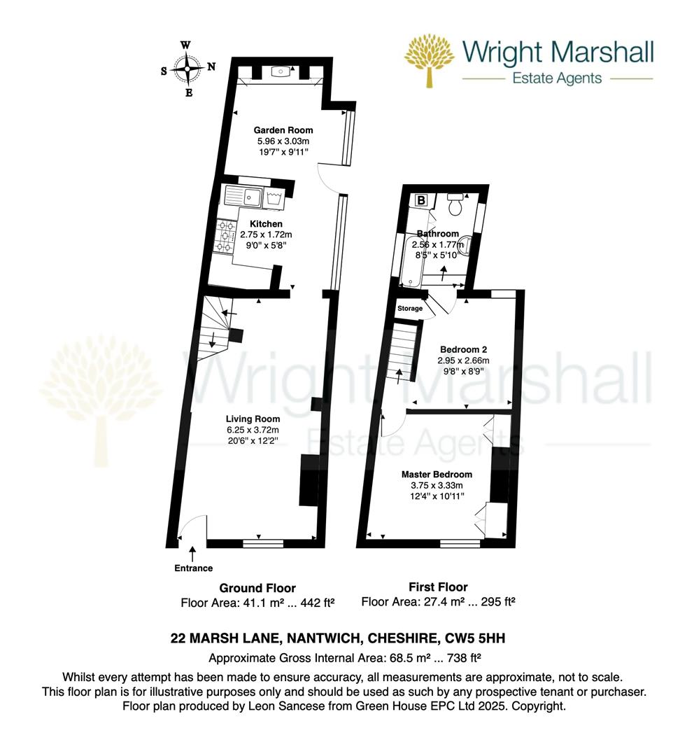 22, Marsh Lane, Nantwich floorplan