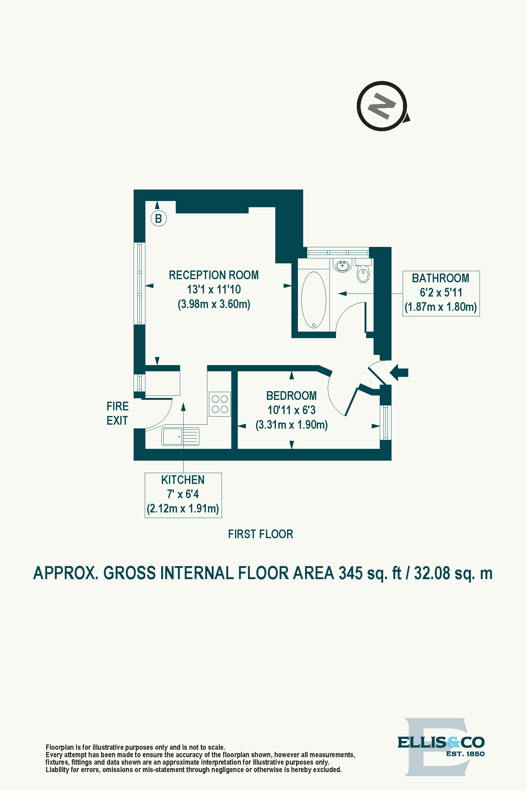 274B, Green Lanes, London floorplan