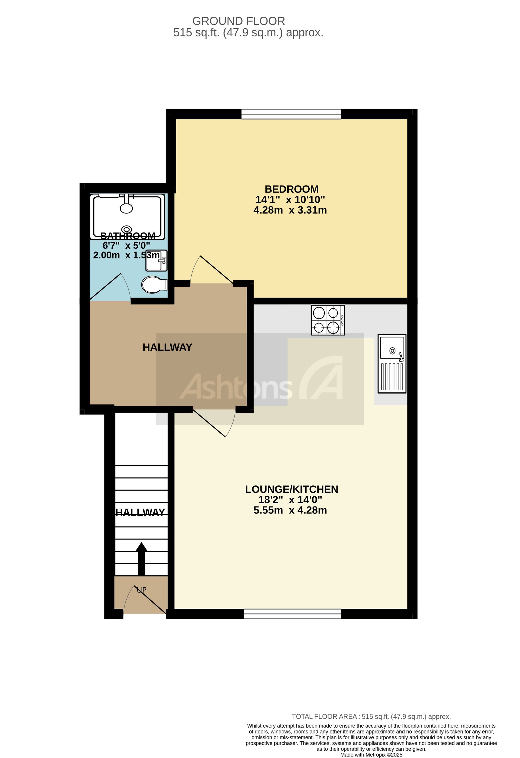 3 Bridgewater Mews London Road, Warrington floorplan