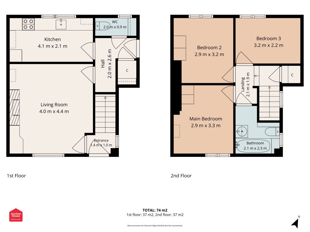 173. Woodland Crescent Kelloe, Durham floorplan