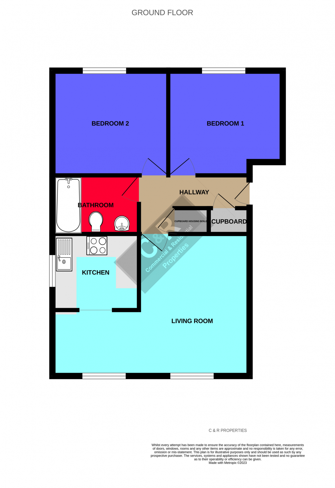 127 Blackburn Street, Salford floorplan