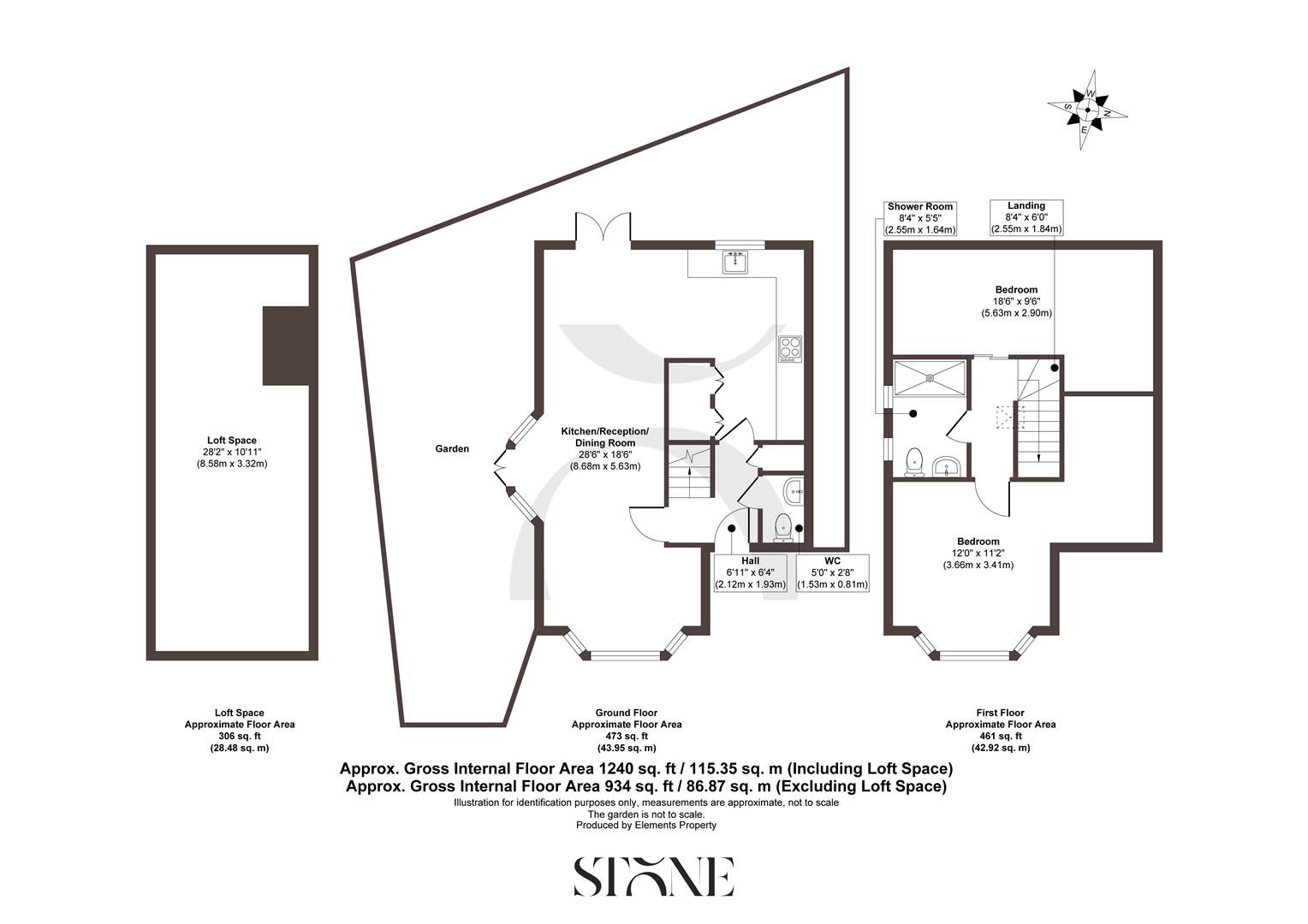 1a, Holmsley Close, New Malden floorplan