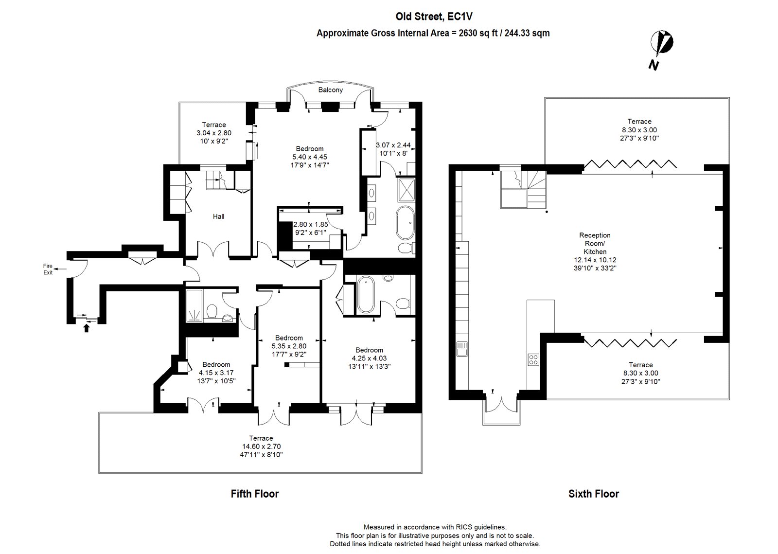 Flat 19, 70-72, Old Street, London floorplan