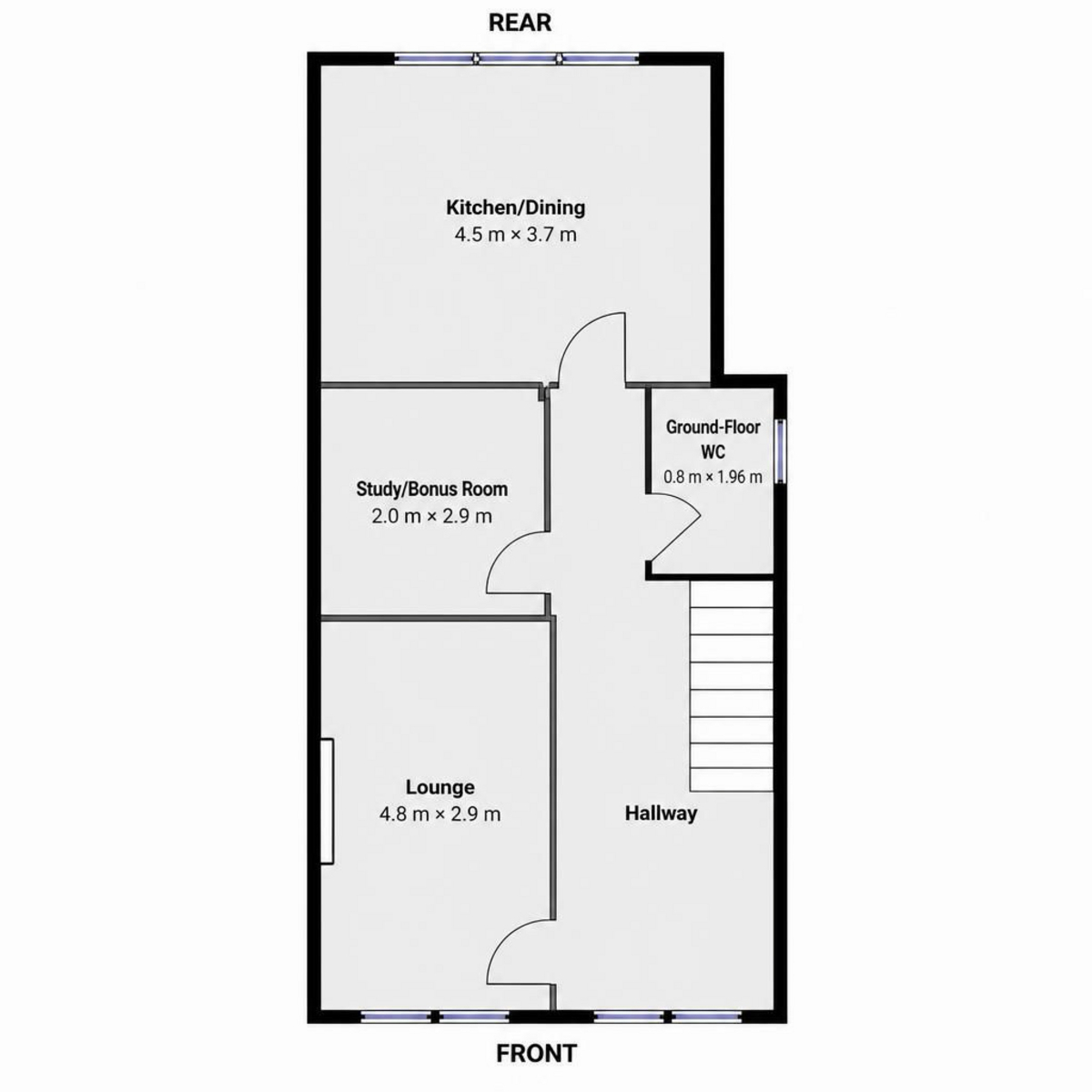 Two Locks Road, Cwmbran floorplan