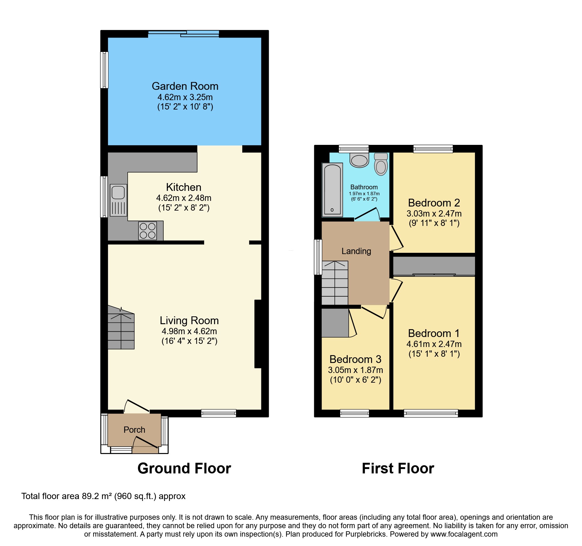 12, Instow Close, Chadderton, Oldham floorplan