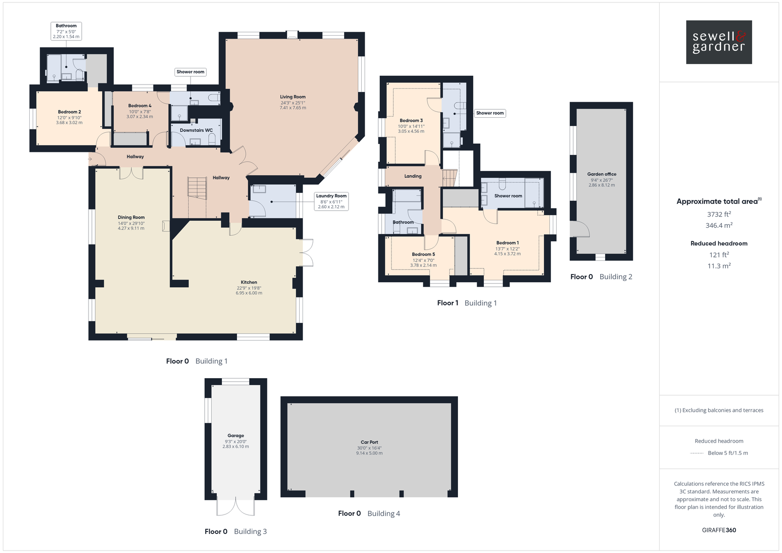 Cluden, Rucklers Lane, Kings Langley floorplan