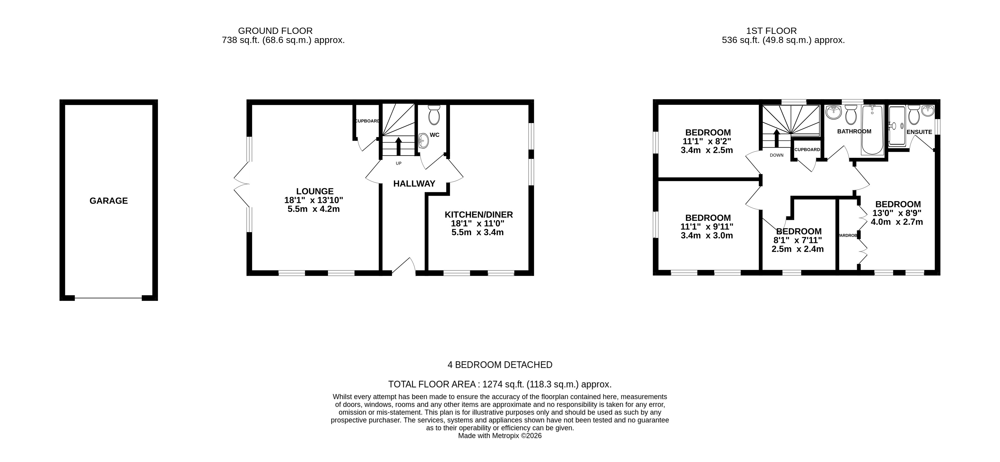 14, Kings Road, Ringmer floorplan