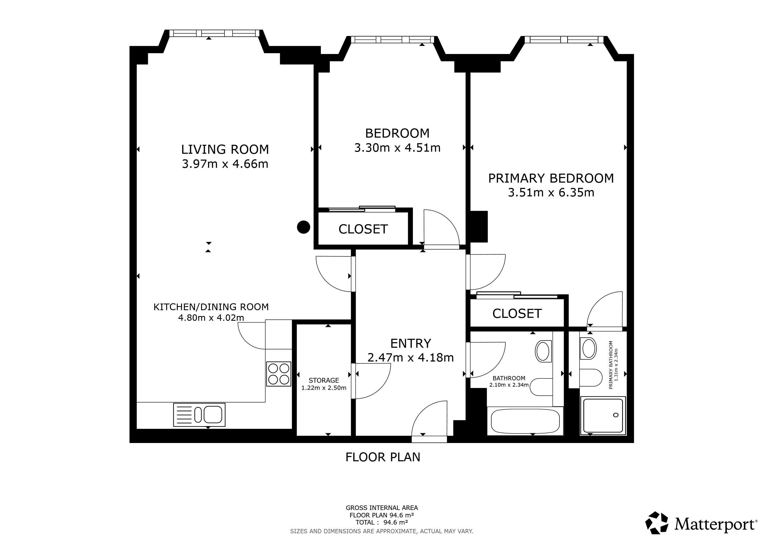 Apartment 47, East Float Quay, Dock Road, Birkenhead floorplan