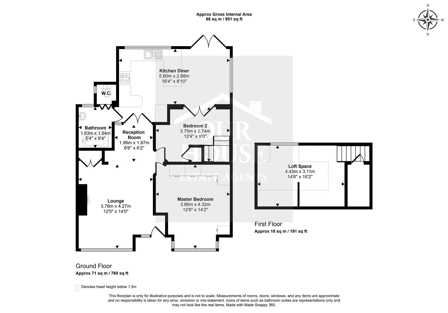 4, Thearne Lane, Beverley floorplan