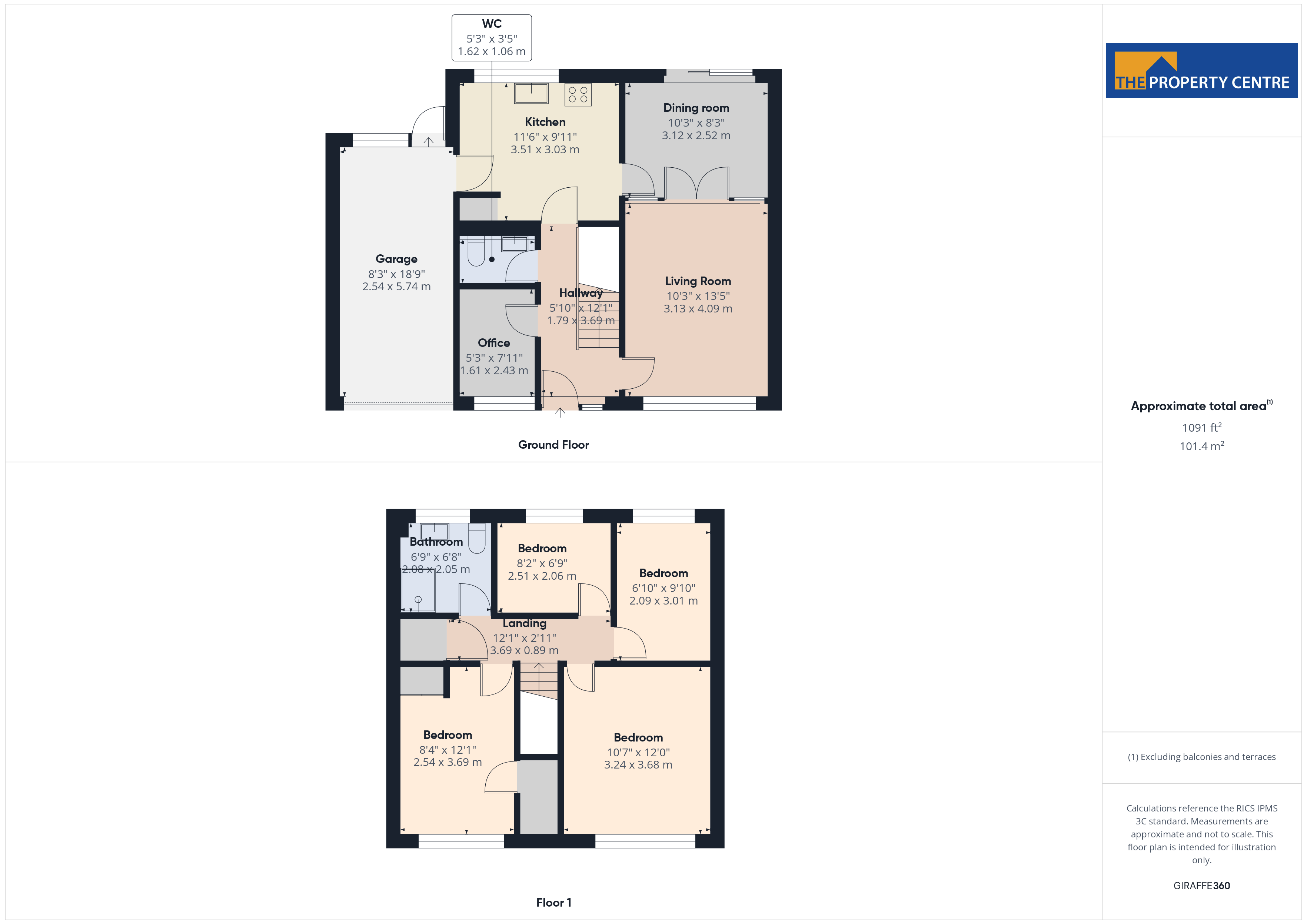 2, Nailsworth Close, Worcestershire floorplan
